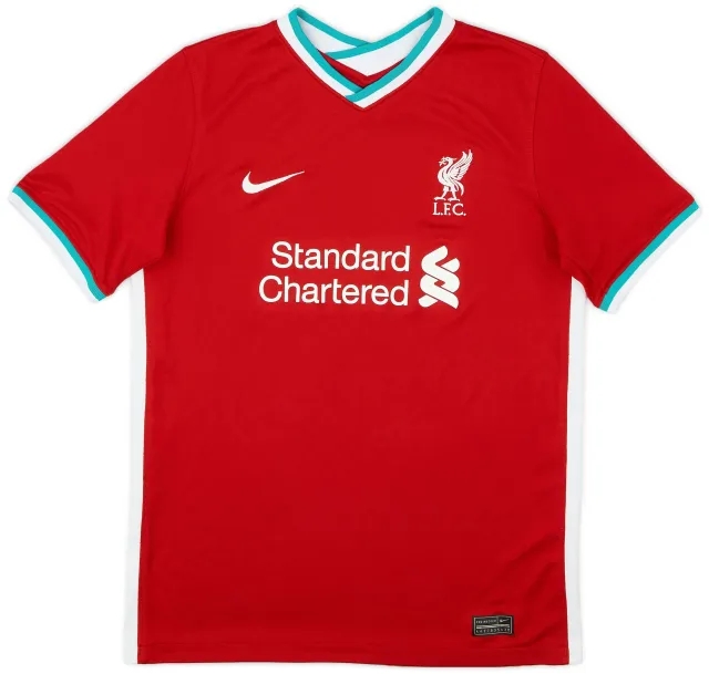 Nike 2020-21 Liverpool Home Shirt - 9/10 - (XL.Boys)