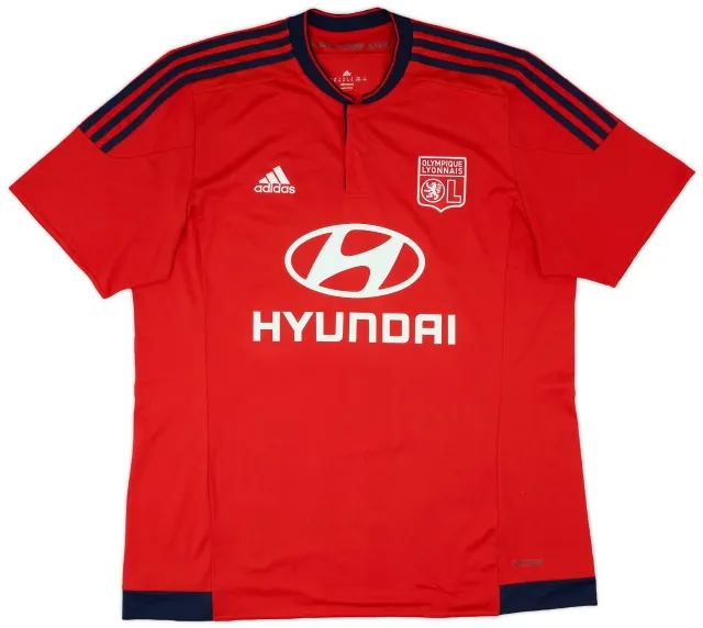 adidas 2015-16 Lyon Away Shirt - 9/10 - (XL)