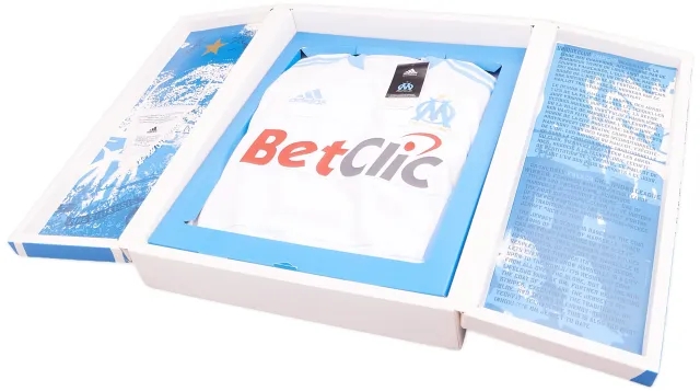 adidas 2010-11 Olympique Marseille Special Edition Player Issue TechFit Home Shirt (L)