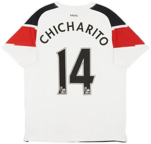 Nike 2010-12 Manchester United Away Shirt Chicharito #14 - 5/10 - (XL.Boys)