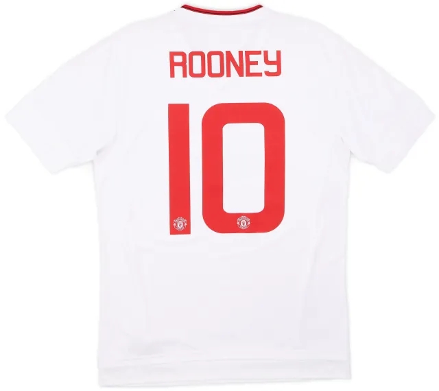 adidas 2015-16 Manchester United Away Shirt Rooney #10 - 10/10 - (S)