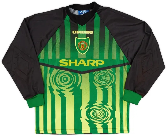 Umbro 1997-98 Manchester United GK Shirt - 8/10 - (L.Boys)