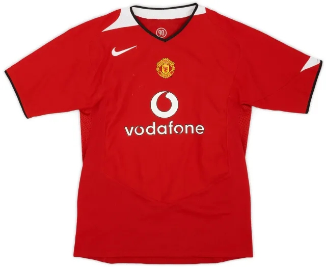 Nike 2004-06 Manchester United Home Shirt - 8/10 - (XL.Boys)