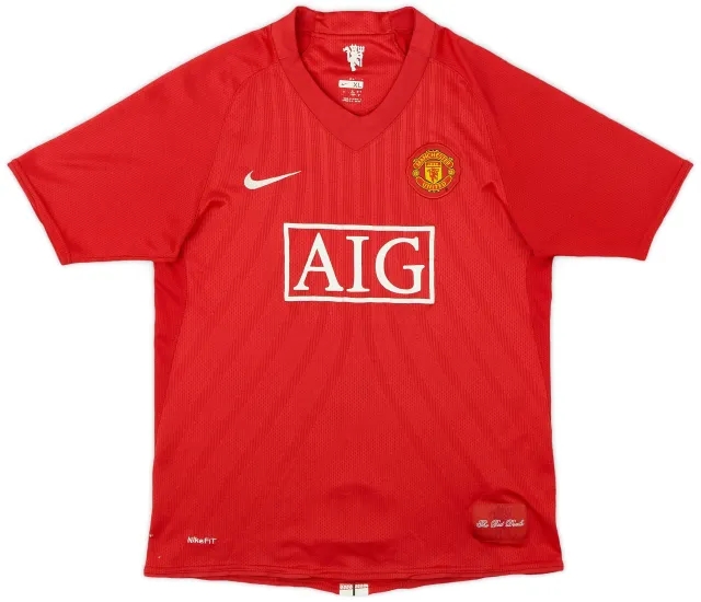 Nike 2007-09 Manchester United Home Shirt Rooney #10 - 8/10 - (S)