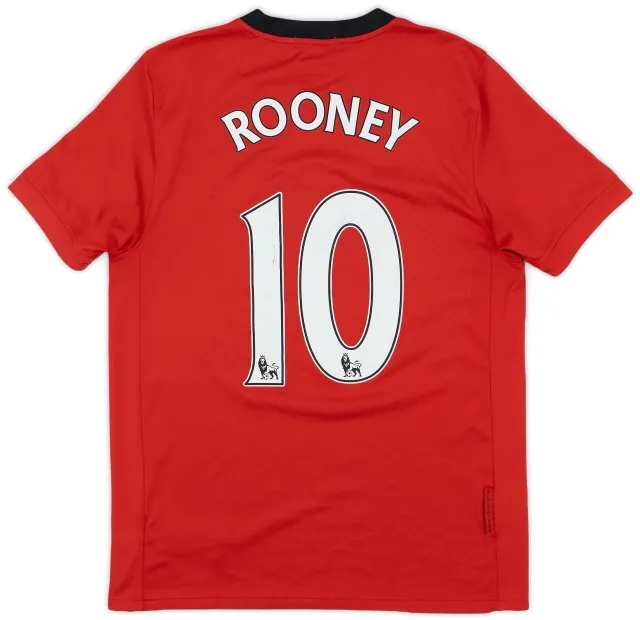 Nike 2009-10 Manchester United Home Shirt Rooney #10 - 5/10 - (S)
