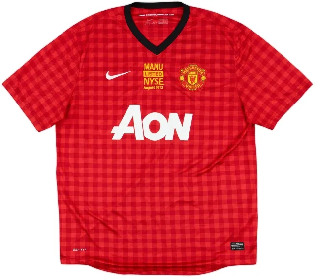 Nike 2012-13 Manchester United Home Shirt - 4/10 - (L)