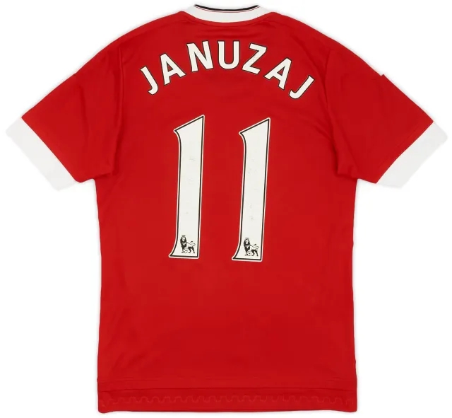 adidas 2015-16 Manchester United Home Shirt Januzaj #11 - 6/10 - (S)