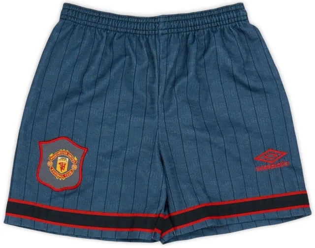 Umbro 1995-96 Manchester United Away Shorts - 8/10 - (S)
