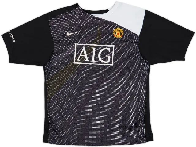 2008-10 Manchester United Nike Training Shirt - 9/10 - (L)