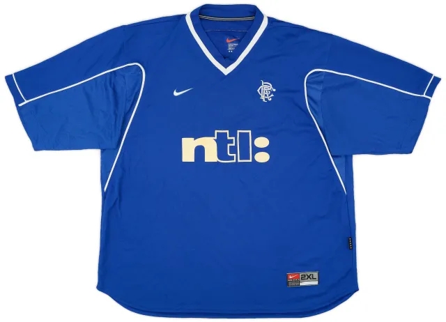 Nike 1999-01 Rangers Home Shirt - 8/10 - (XXL)