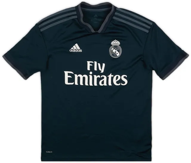 adidas 2018-19 Real Madrid Away Shirt - 6/10 - (XL.Boys)