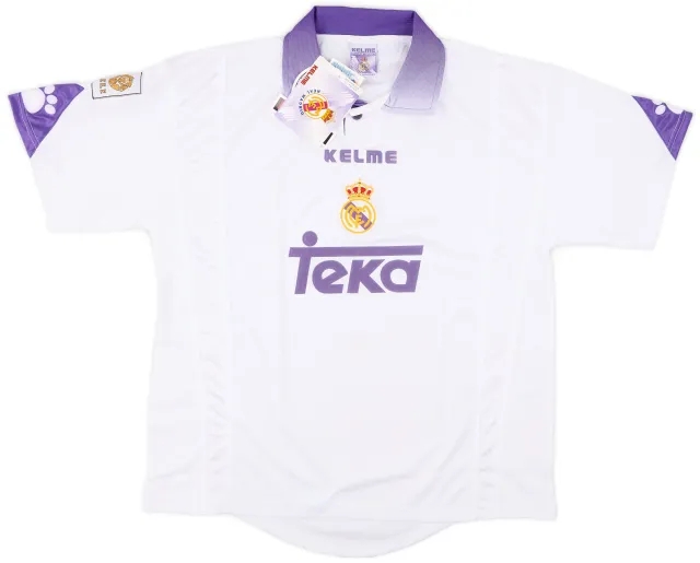 Kelme 1997-98 Real Madrid Home Shirt (L)