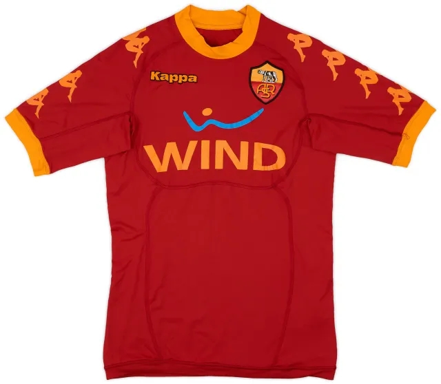 Kappa 2010-11 Roma Home Shirt - 6/10 - (XS)