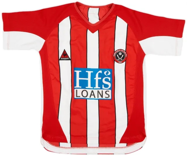 LeCoqSportif 2004-05 Sheffield United Home Shirt - 7/10 - (S)
