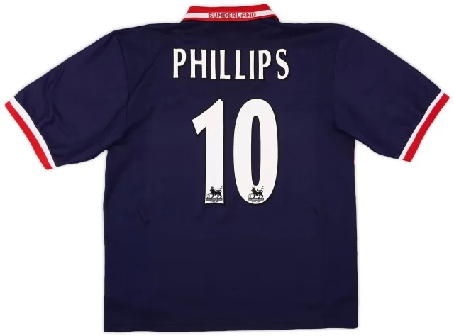 Asics 1999-00 Sunderland Away Shirt Phillips #10 - 9/10 - (L)