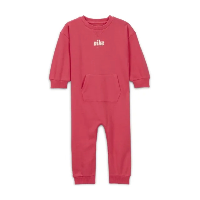 Nike Everyone From Day One Baby (12–24M) Crew Overalls - Pink - Cotton
