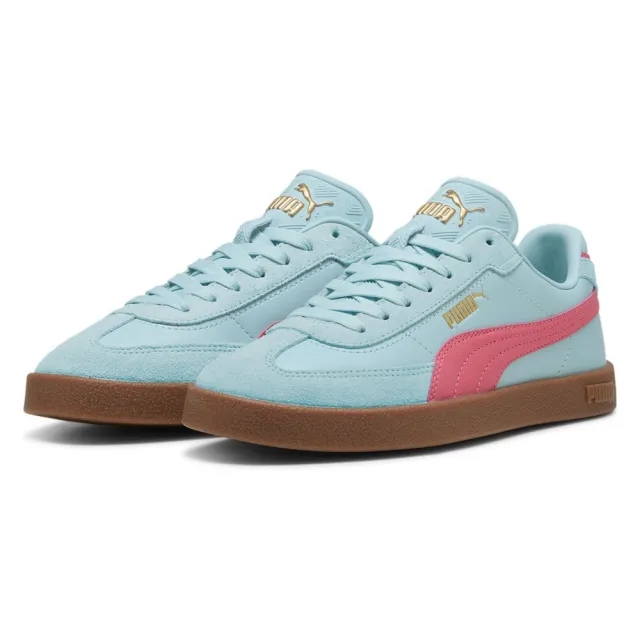 PUMA Women's Club II Era Trainers - Safe Lake/Peach Frost/Gum - UK 8 - Blue