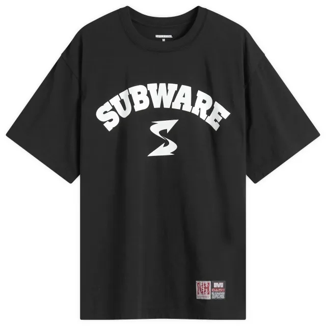 Neighborhood Men's x Subware SS-3 T-Shirt Black