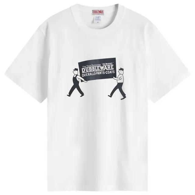Dubbleware Men's Billboard T-Shirt White