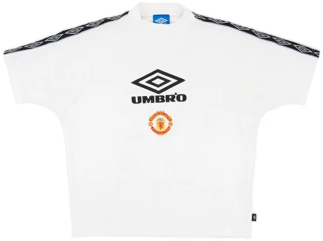 1994-96 Manchester United Umbro Training Shirt - 7/10 - (L)