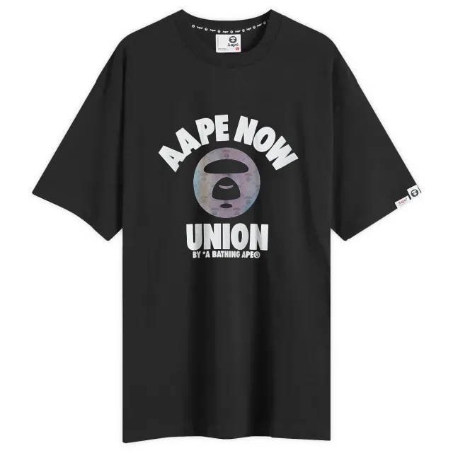AAPE By A Bathing Ape Now T-Shirt, Black
