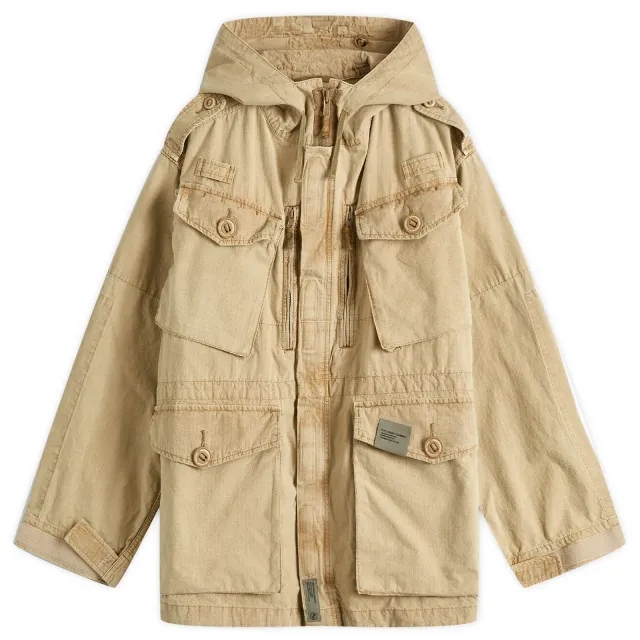 Neighborhood Men's Ripstop Smock Jacket Beige