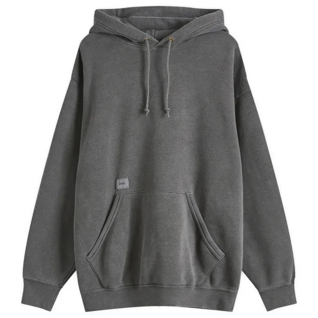 WTAPS Men's 17 Garment Dyed Hoodie Black