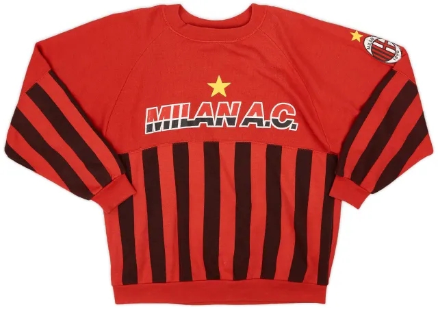 Hoodies/Sweat Tops 1990-91 AC Milan Le Felpe dei Grandi Club Sweat Top - 7/10 - (M)