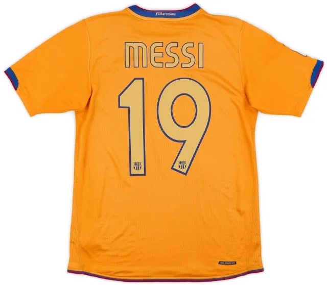 Nike 2006-08 Barcelona Away Shirt Messi #19 - 6/10 - (S)