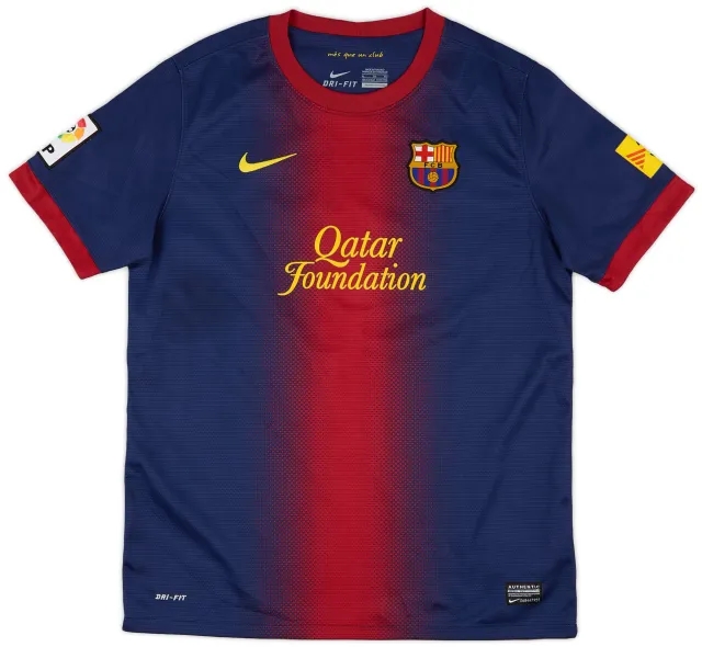 Nike 2012-13 Barcelona Home Shirt - 9/10 - (XL.Boys)