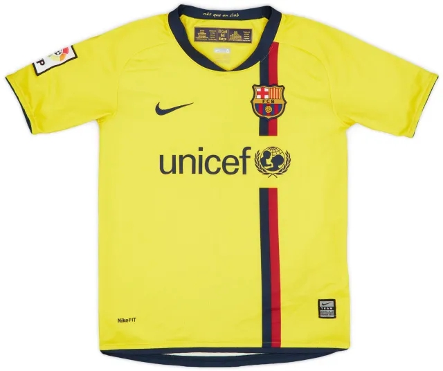 Nike 2008-10 Barcelona Away Shirt - 9/10 - (S.Boys)
