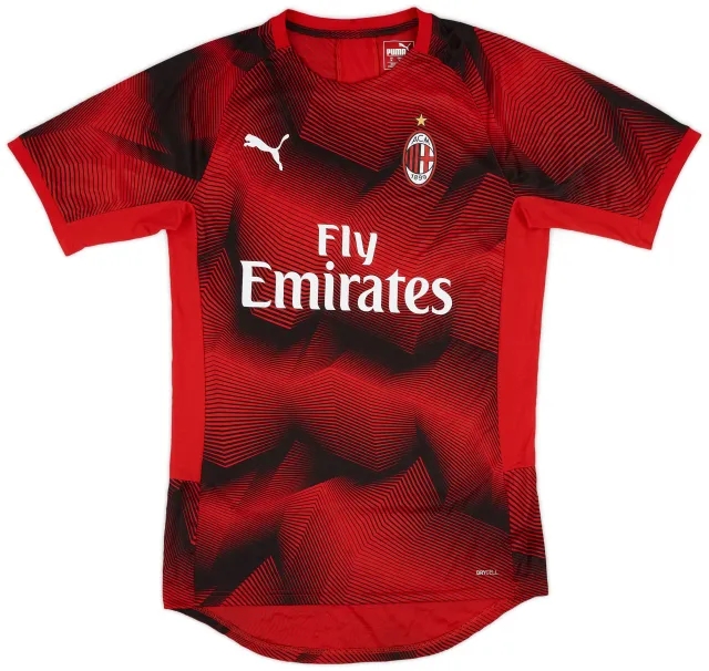 2018-19 AC Milan Puma Training Shirt - 9/10 - (M)