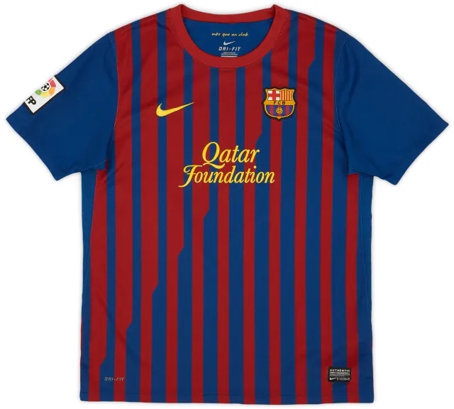Nike 2011-12 Barcelona Home Shirt - 9/10 - (XL.Boys)