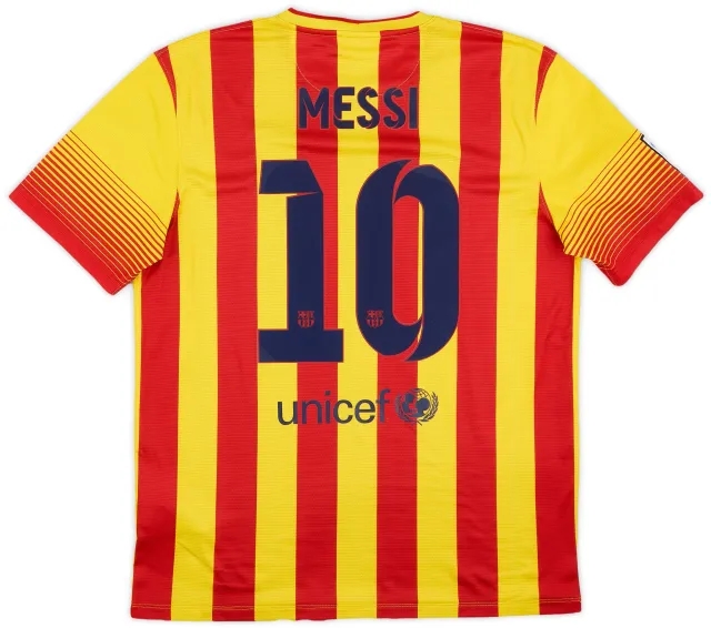 Nike 2013-15 Barcelona Away Shirt Messi #10 - 8/10 - (L)