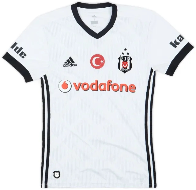 adidas 2017-18 Besiktas Home Shirt - 7/10 - (S)