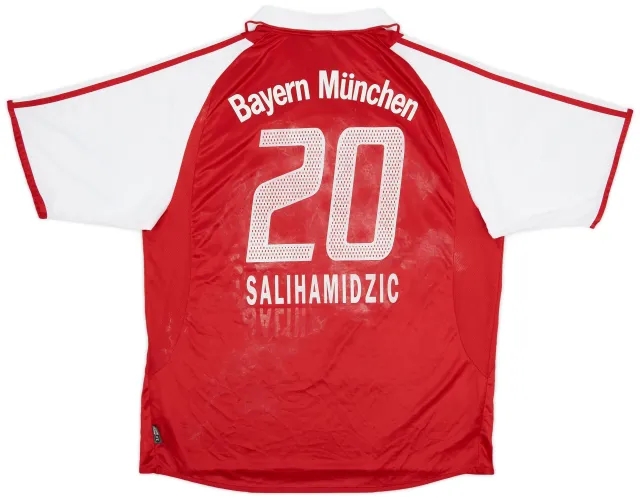 adidas 2003-04 Bayern Munich Home Shirt Salihamdzic #20 - 3/10 - (XL)