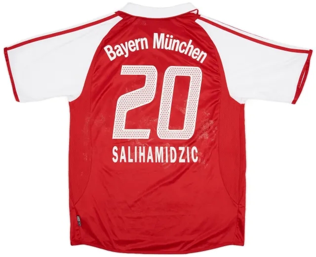 adidas 2003-04 Bayern Munich Home Shirt Salihamdzic #20 - 4/10 - (M)