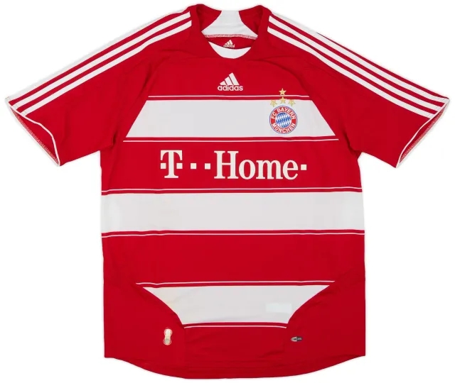 adidas 2007-08 Bayern Munich Home Shirt - 6/10 - (L)