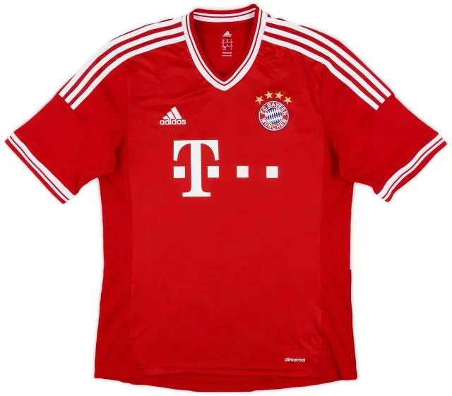 adidas 2013-14 Bayern Munich Home Shirt - 8/10 - (M)