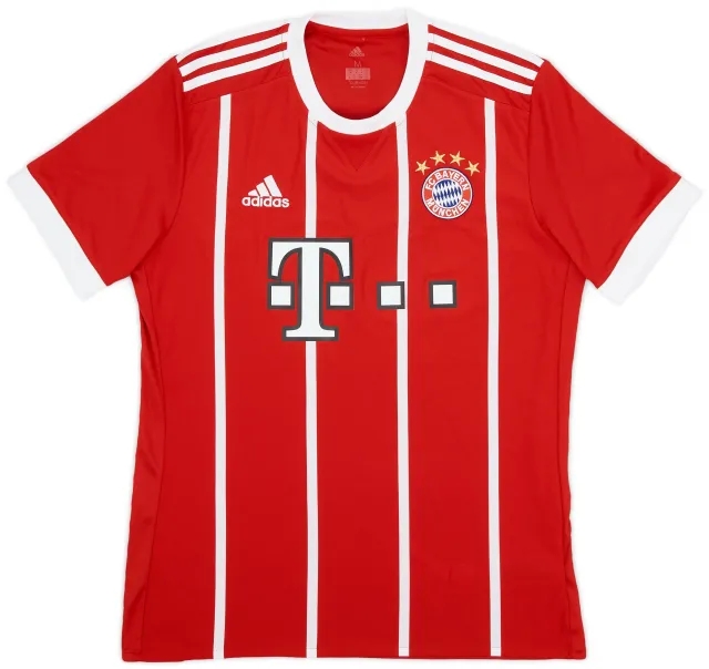 adidas 2017-18 Bayern Munich Home Shirt - 5/10 - (M)