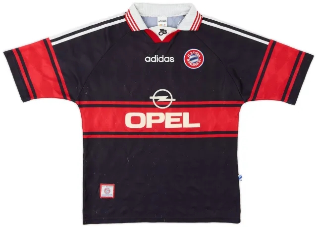 adidas 1997-99 Bayern Munich Home Shirt - 6/10 - (XL.Boys)