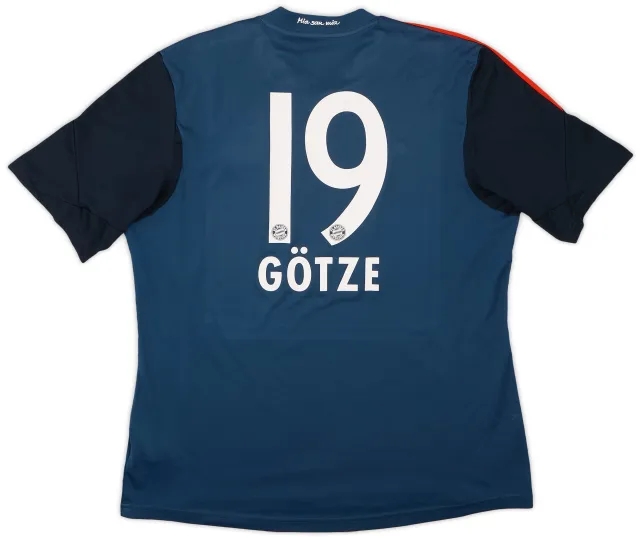 adidas 2013-14 Bayern Munich Third Shirt Gotze #19 - 8/10 - (XL)