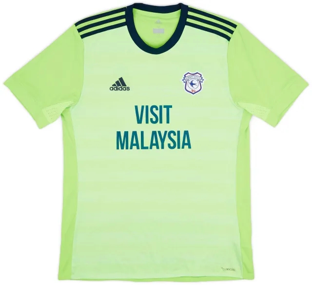 adidas 2017-18 Cardiff City Away Shirt - 8/10 - (M)