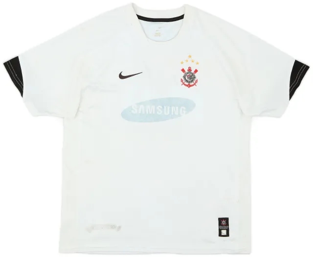 Nike 2006 Corinthians Home Shirt #10 (Tevez) - 4/10 - (XL.Boys)