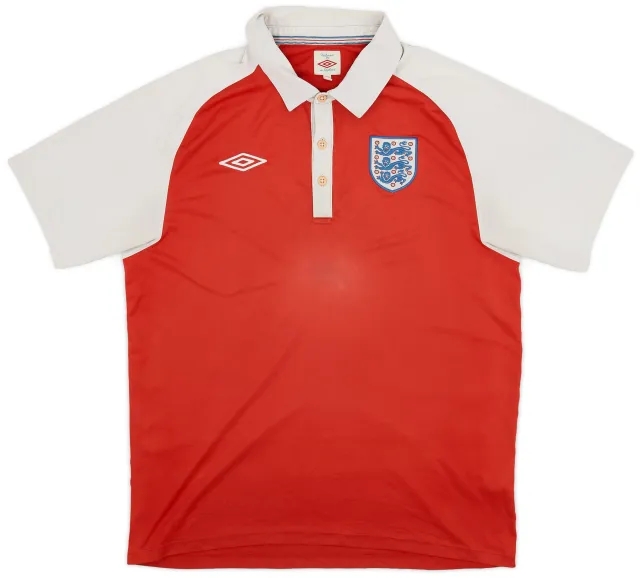 2010-11 England Umbro Polo Shirt - 4/10 - (L)