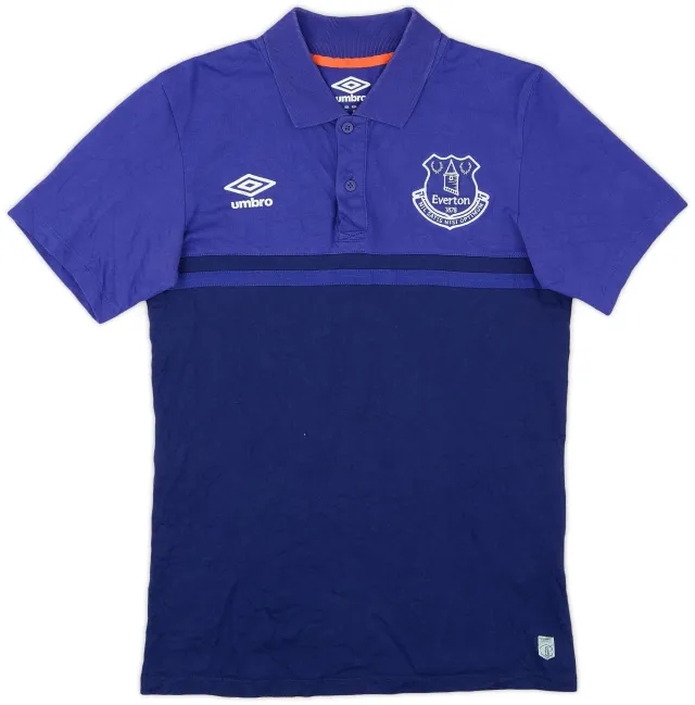 2016-17 Everton Umbro Polo Shirt - 6/10 - (S)
