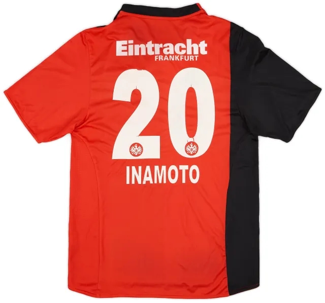 Jako 2007-09 Eintracht Frankfurt Home Shirt Inamoto #20 - 5/10 - (M)