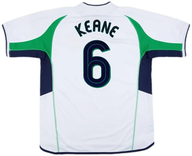 Umbro 2002-03 Ireland Away Shirt Keane #6 - 7/10 - (XL)