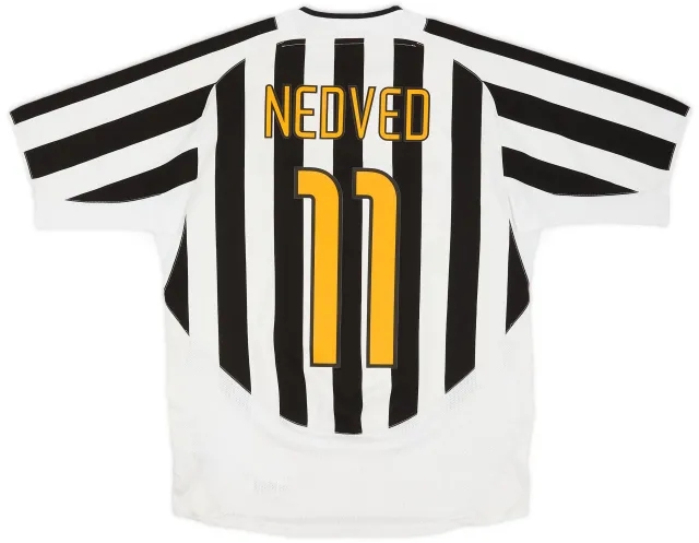 Nike 2003-04 Juventus Home Shirt Nedved #11 - 6/10 - (M)
