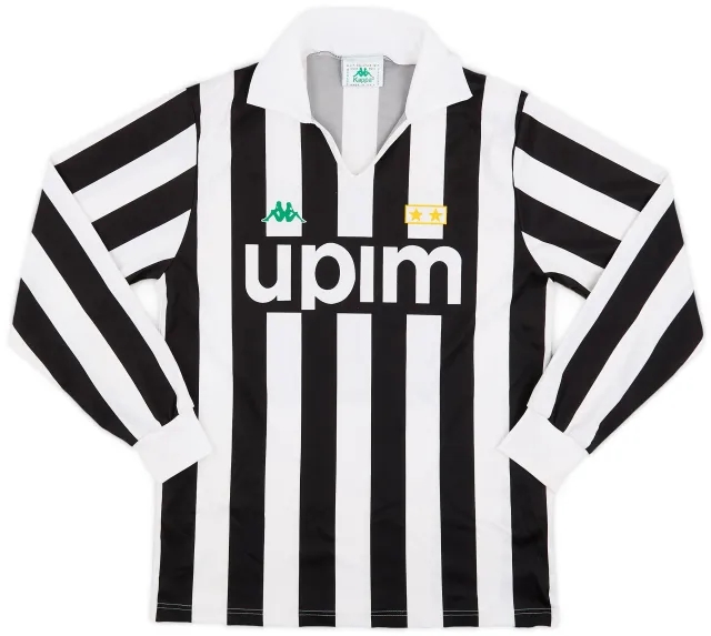 Kappa 1991-92 Juventus Basic Home L/S Shirt - 6/10 - (M)